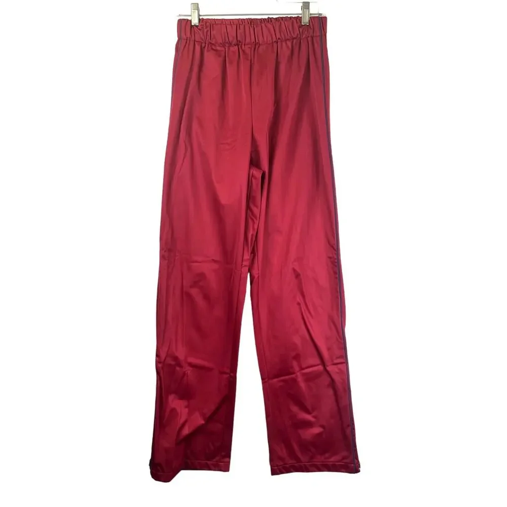 Vintage Early Winters Gore-Tex outdoor men's track pants in maroon, size L - Picture 1 of 11